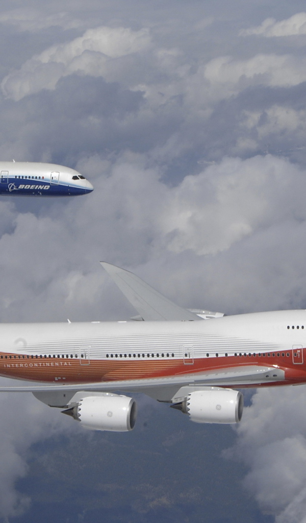 Boeing 747 and Boeing 787