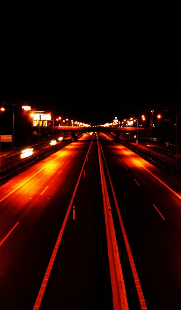 Шоссе ночью