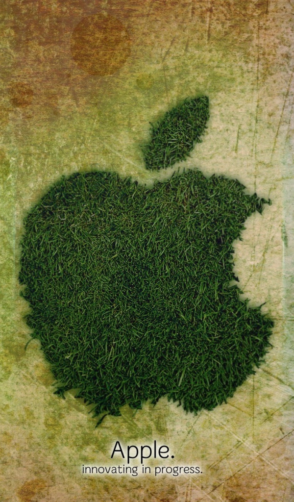 Apple, grass