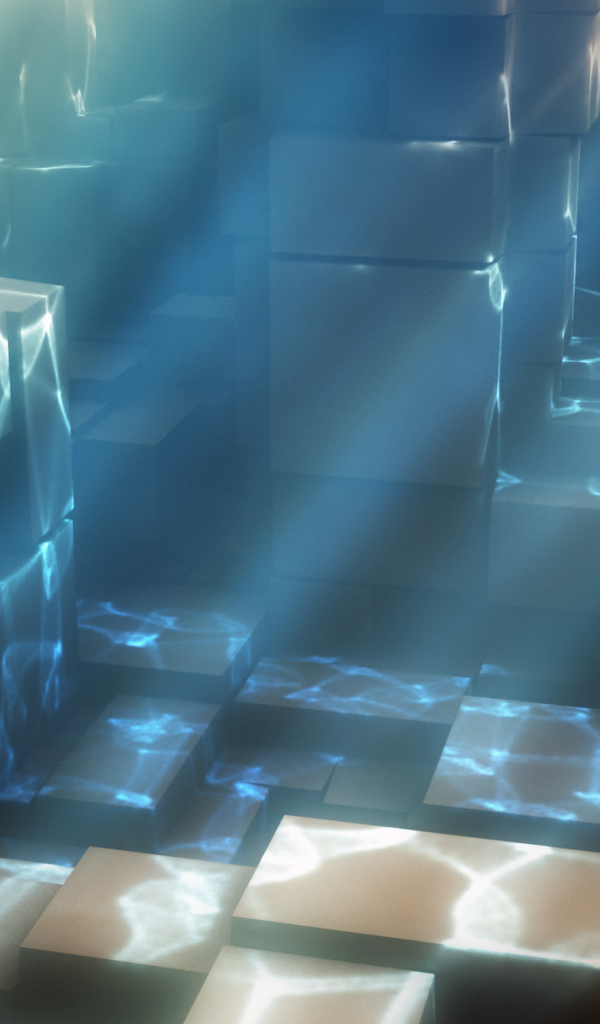 Кубы под водой