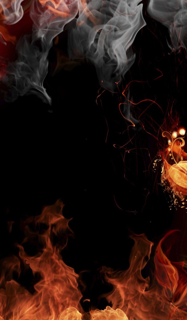 Огненные цветы