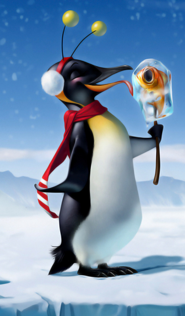 Довольный пингвин