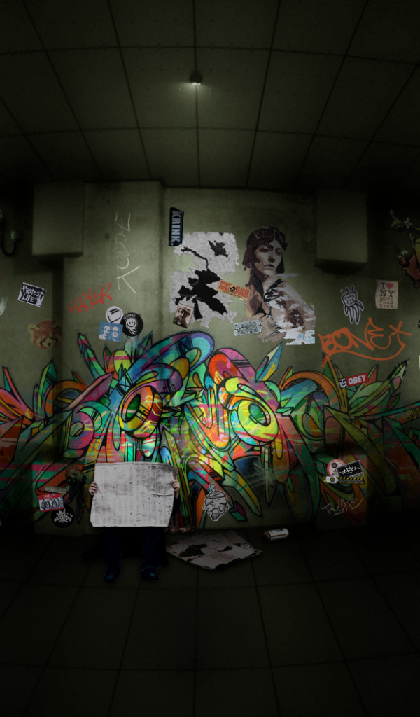 Граффити на рабочем столе