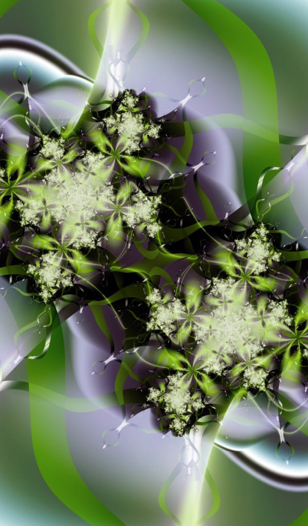 Зеленые цветы