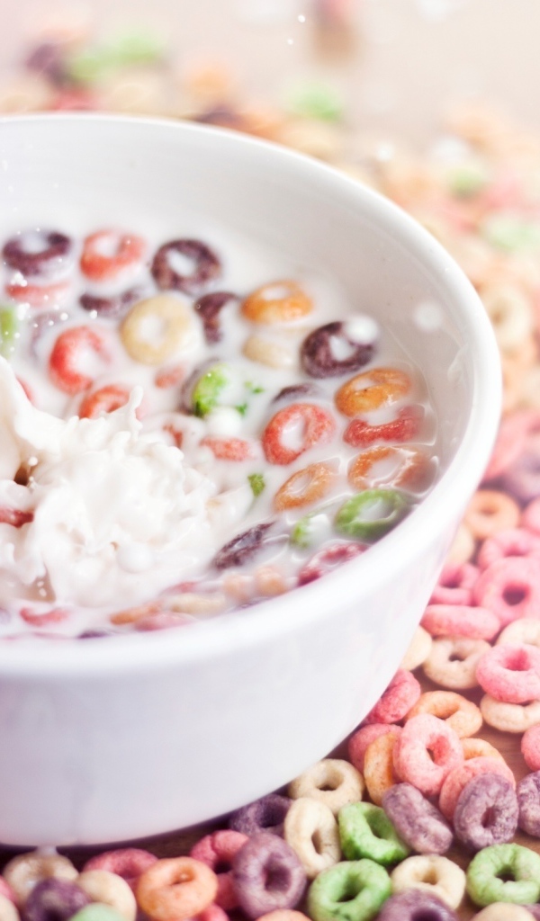 Хлопья с молоком