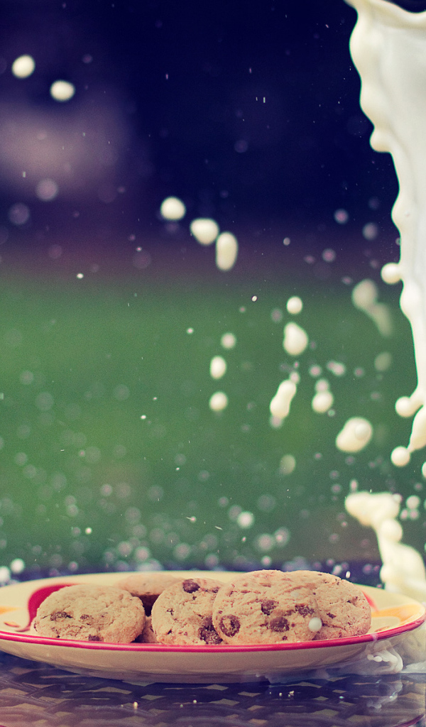 Печенья с молоком