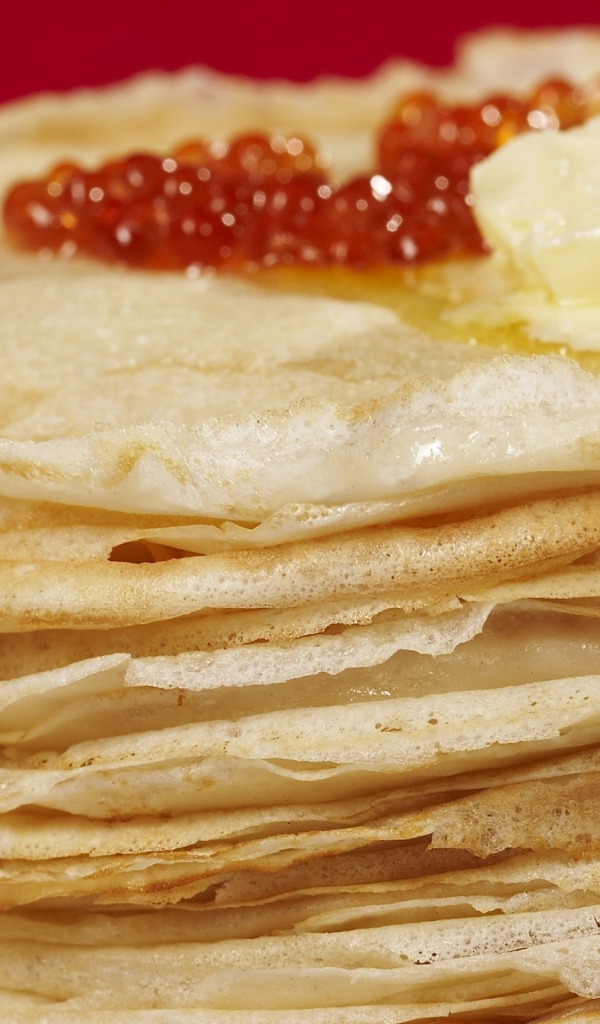 Блинчики с икрой