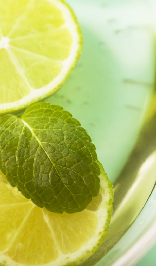 Лайм с мятой