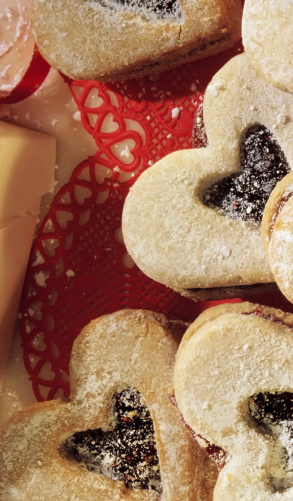 Печенья-сердечки