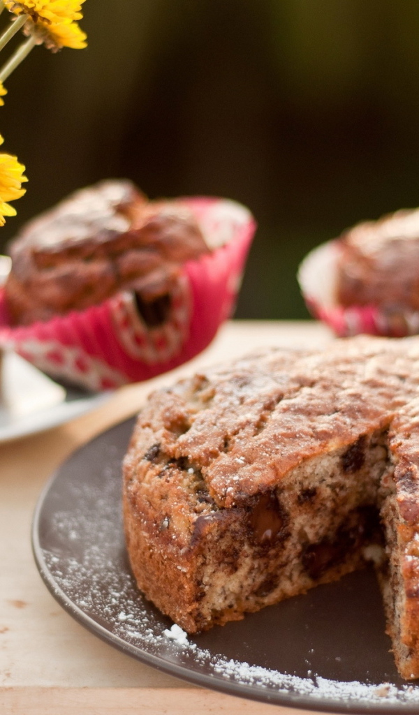 Кексы и пирог