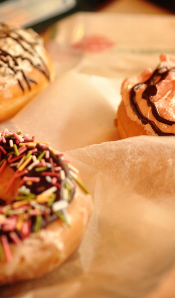 Разные пончики