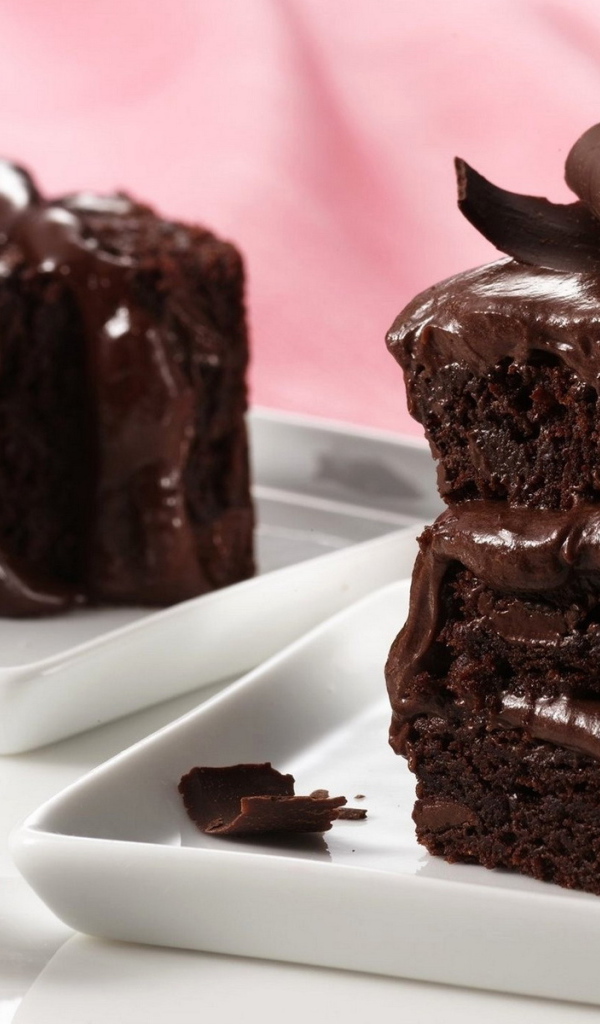 Очень шоколадное пирожное