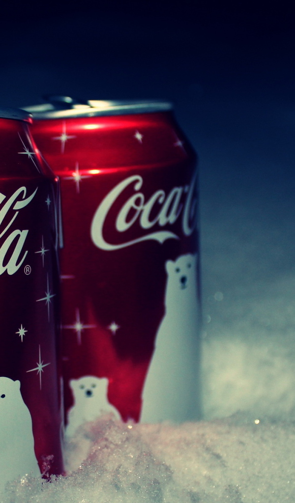 Кока-Кола на снегу