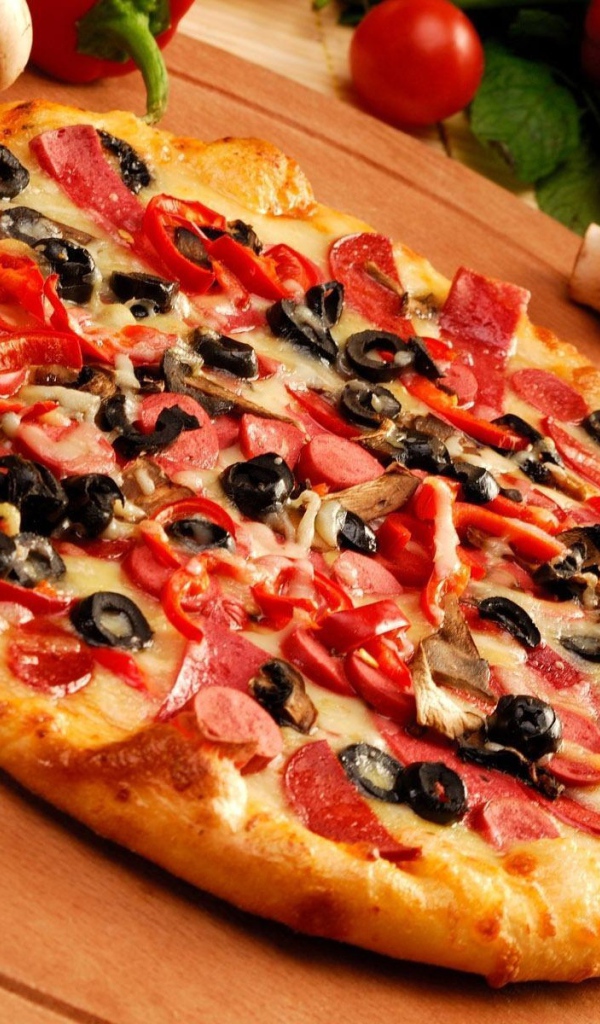 Пицца с грибами