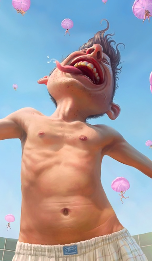 Девушки падают с неба