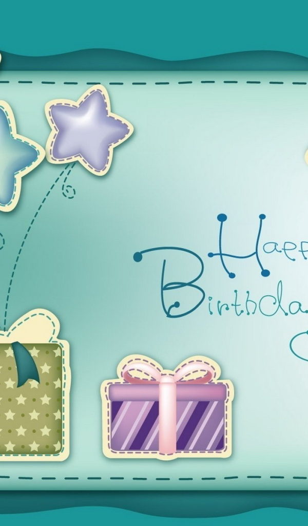 Открытка на День Рождения