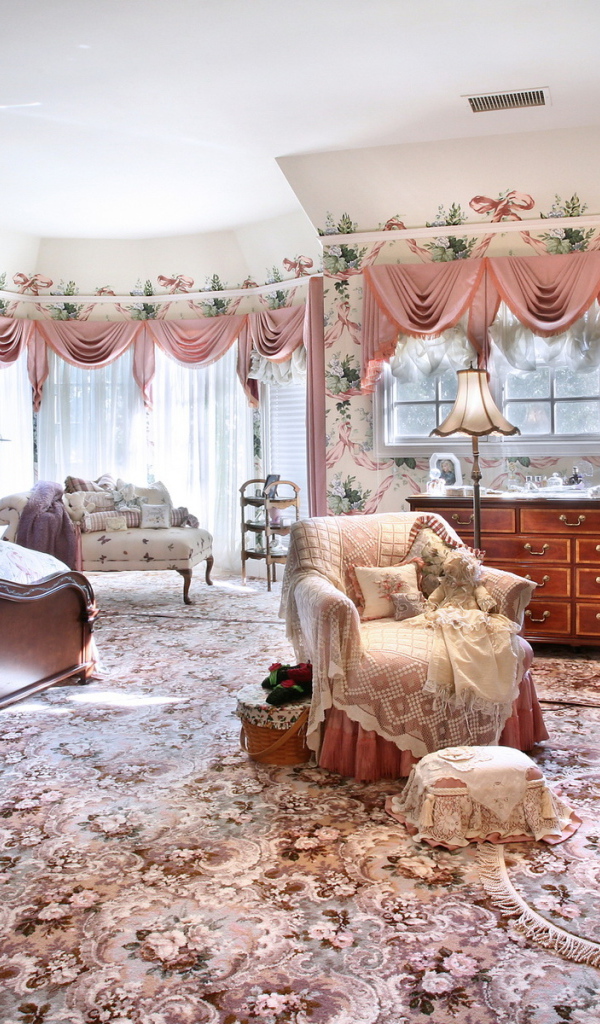 Спальная с камином