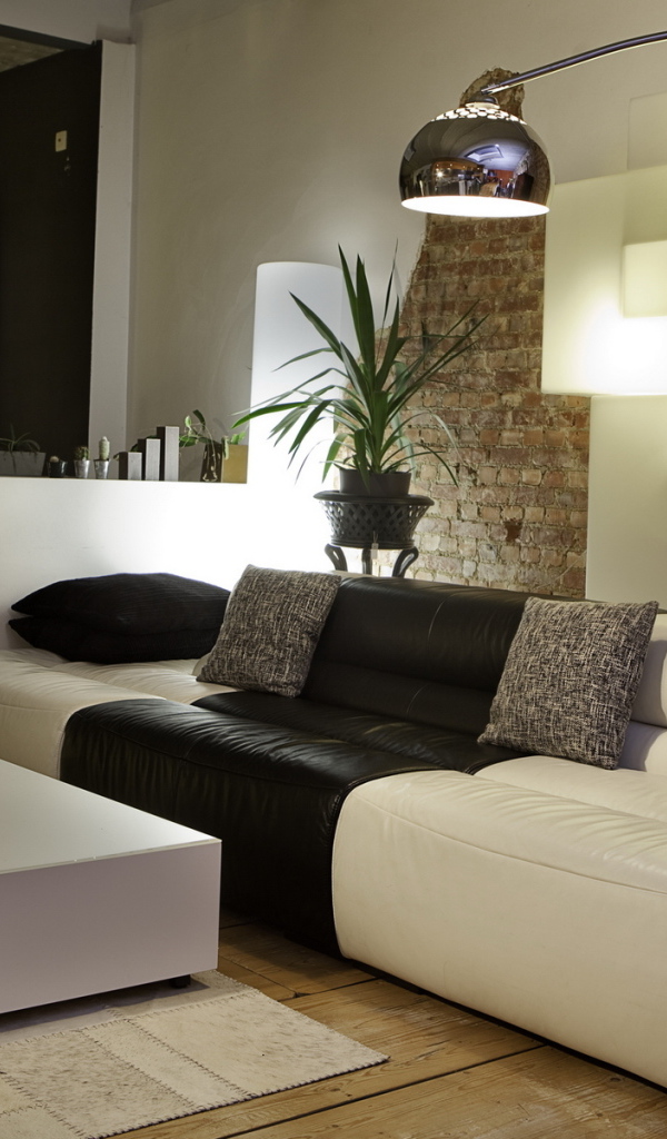 Черно-белый интерьер