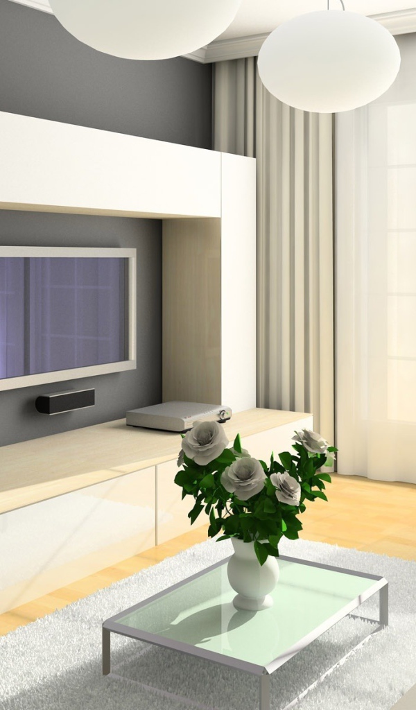 Светлая гостиная