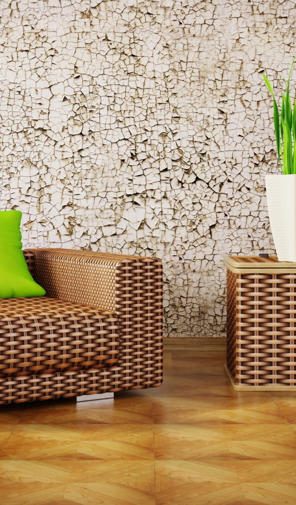 Кресло и сундук