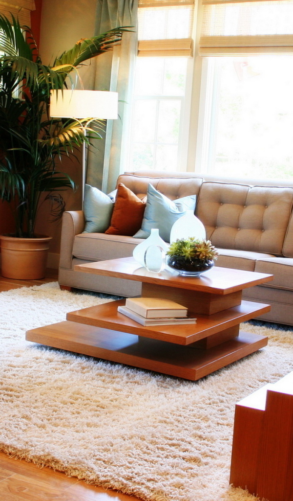 Гостинная с камином