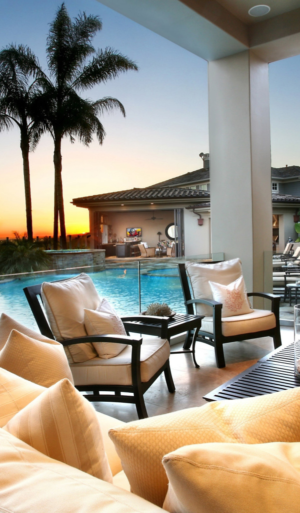 Летняя комната для отдыха