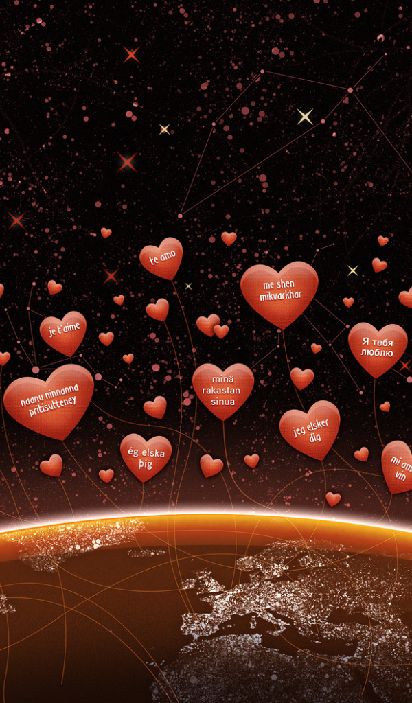 Признание в любви на разных языках