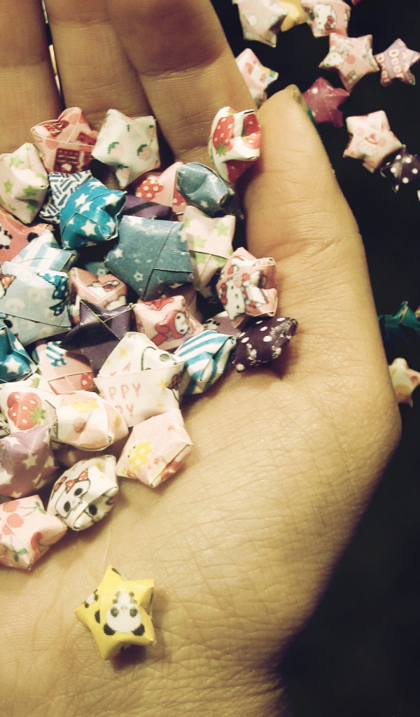 Сердце из звездочек