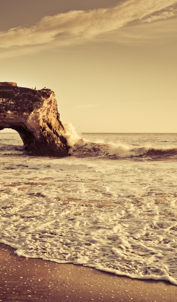 Скалы на морском берегу