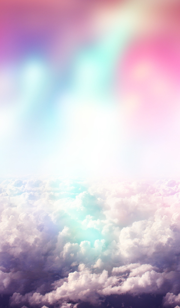 Сияние в облаках