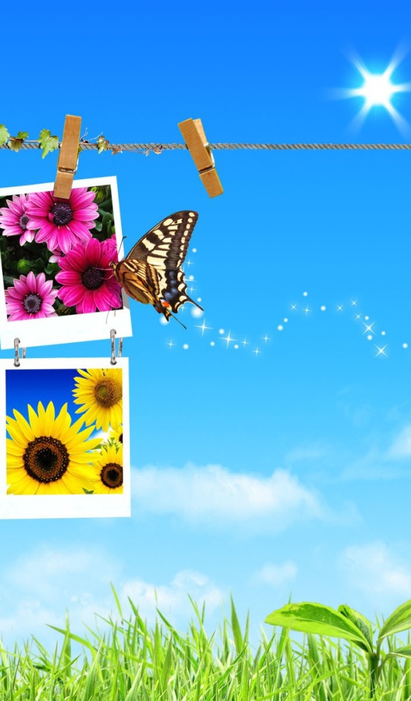 Весенний коллаж