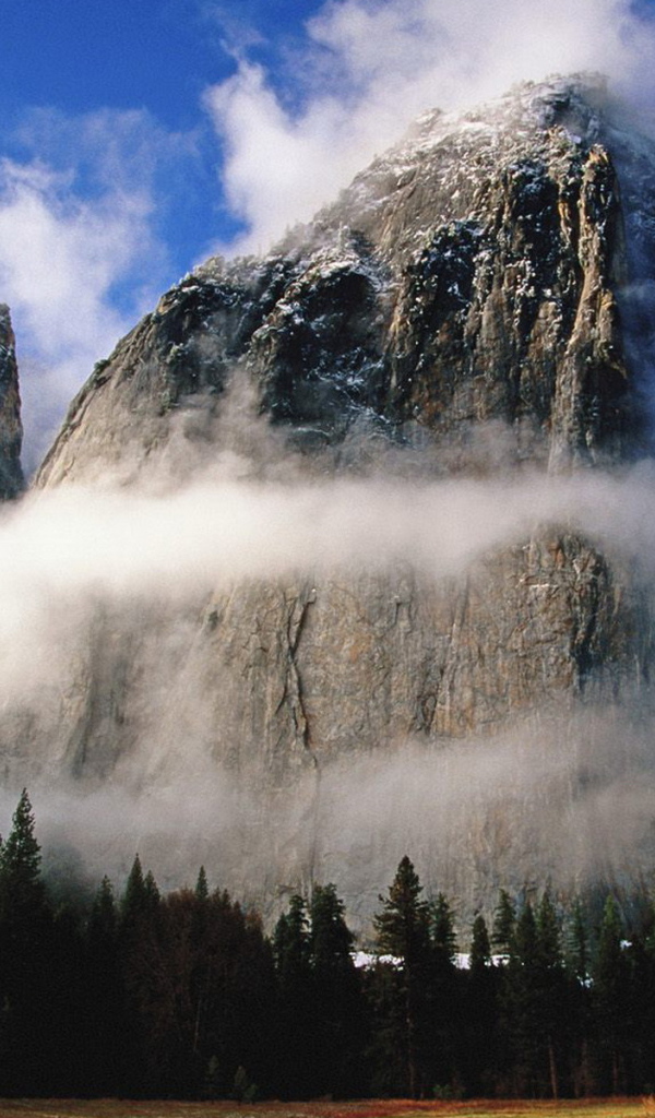 Скалы в тумане