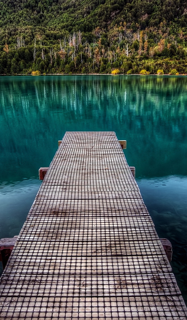 Мостик на озере