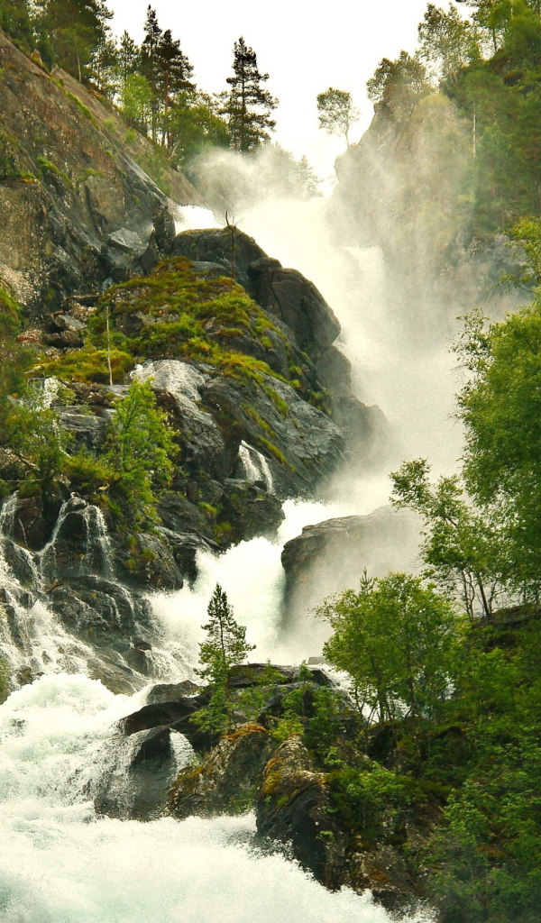 Стремительная горная речка