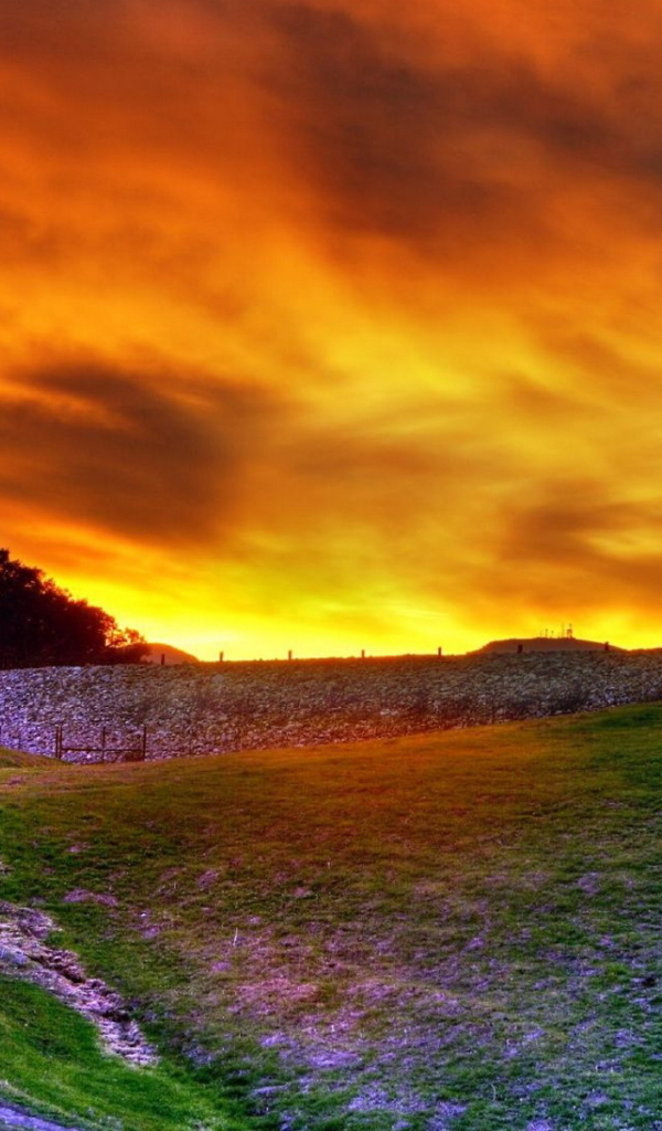 Багровое небо