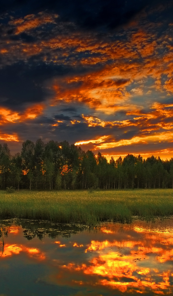 Огненный закат