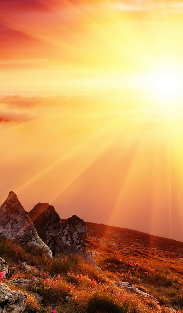 Закат в горах