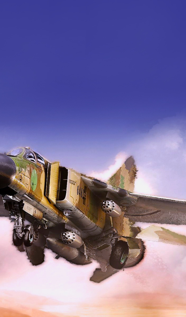 Истребитель в небе