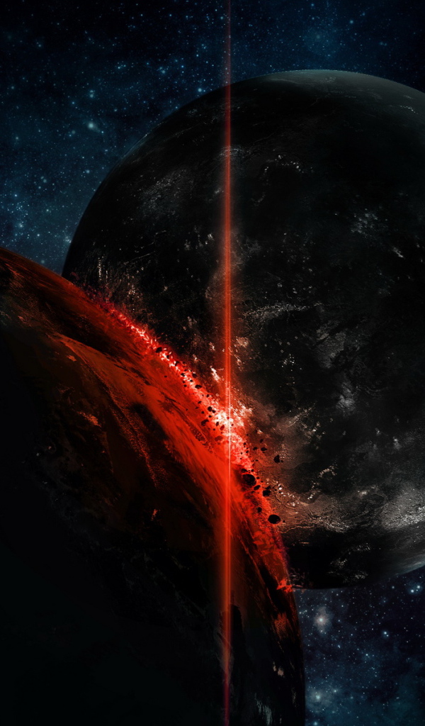 Столкновение планет гигантов