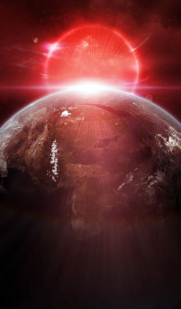 Освещенная планета