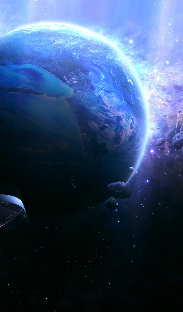 Корабли около планеты