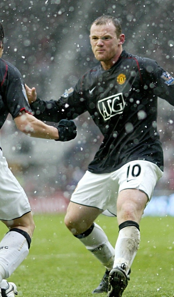 Wayne Mark Rooney and Ji Sung Park