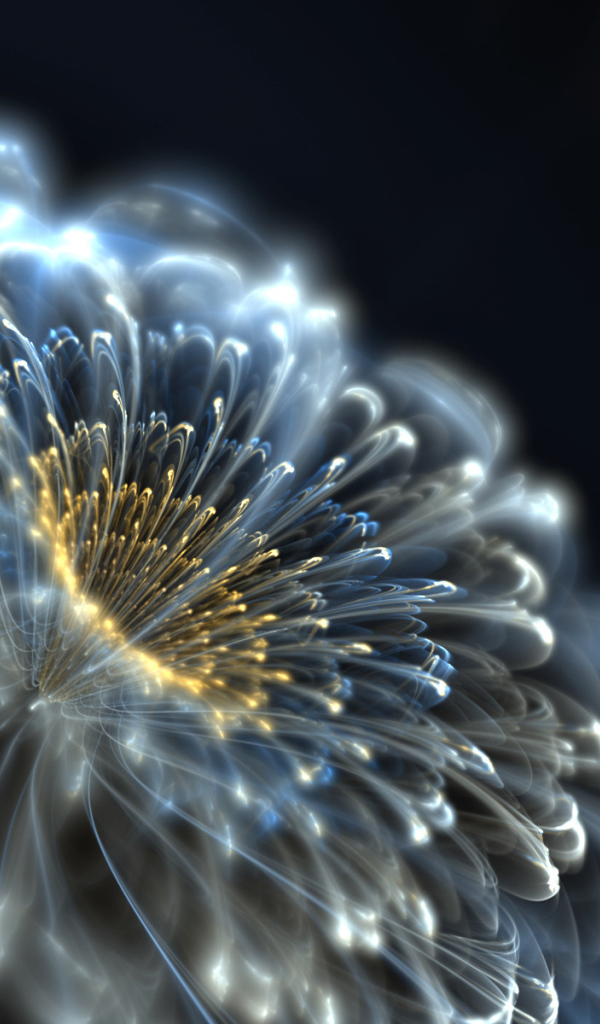 Неоновый цветок