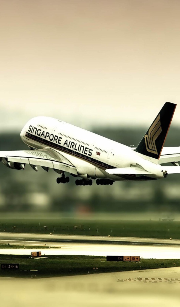 Самолет идет на посадку