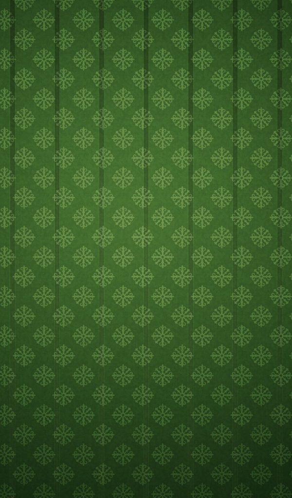 Зеленые снежинки