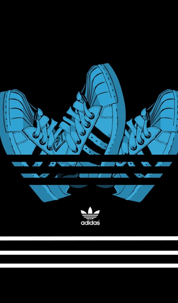Шузы Адидас - логотип adidas