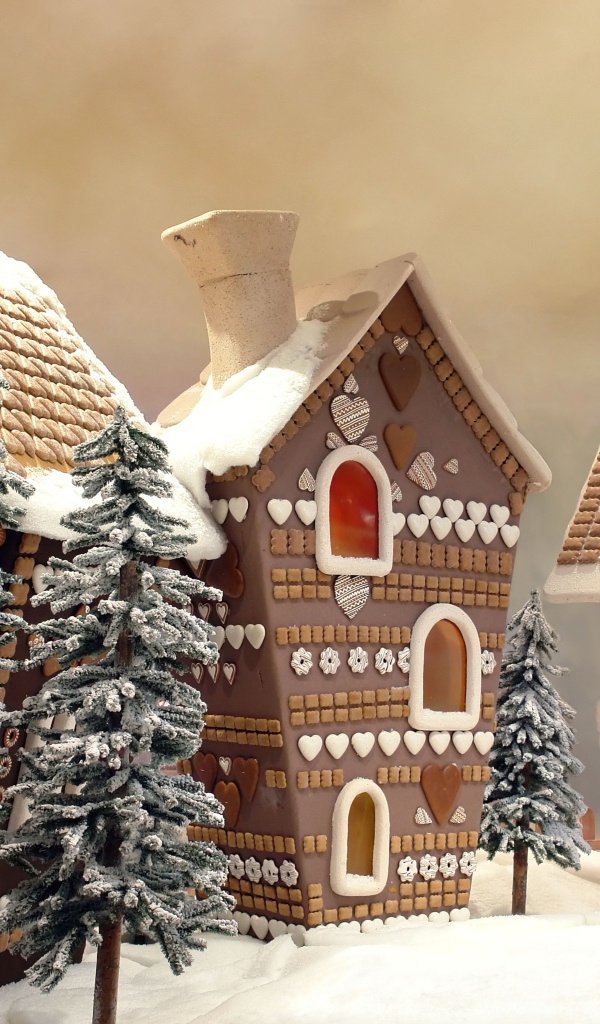 Пряники в виде домиков