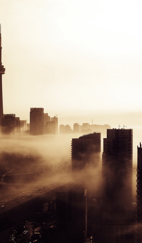 Город в тумане