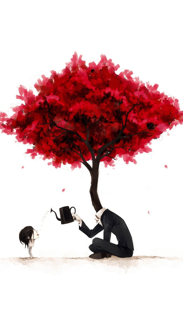 Голова дерево