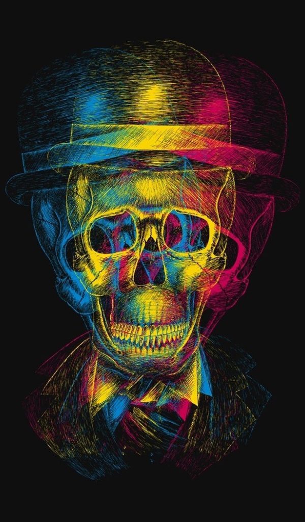 Череп в шляпе